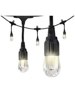 Enbrighten 33307 Classic LED Cafe Lights (18ft; 9 Acrylic Bulbs)