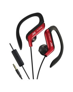 JVC HAEBR80R In-Ear Sports Headphones with Microphone & Remote (Red)