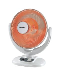 Optimus H-4439 14-Inch 800-Watt/1,200-Watt Oscillating Parabolic Radiant Heater