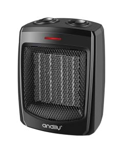 Optimus H-7001 1,000-Watt/1,500-Watt Portable Ceramic Heater with Thermostat
