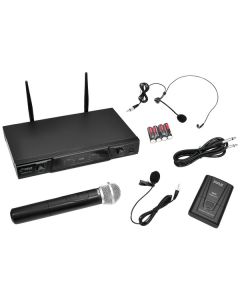 Pyle Pro PDWM2115 VHF Wireless Microphone Receiver System with Independent Volume Control