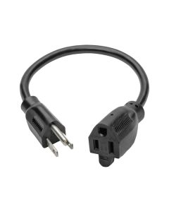 Tripp Lite P022-001 Power Extension/Adapter Cable (1 Foot)