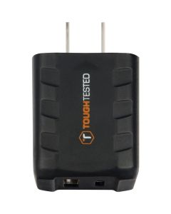ToughTested TT-A15-CA Dual Port Wall Charger with USB and USB-C