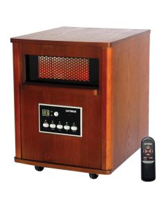 IR QRTZ LED HTR W/RMT BWN